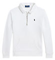 Polo Ralph Lauren Sweatshirt m. Lynlås - Hvid