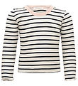Minimalisma Bluse - Rib - Silke/Bomuld - Bardot - Sailor
