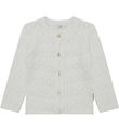 Hust and Claire Cardigan - Strik - Cilja - White m. Hulmønster