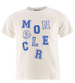 Moncler T-shirt - Hvid m. Blå