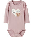 Name It Body l/æ - NbfKinin - Burnished Lilac m. Glitter