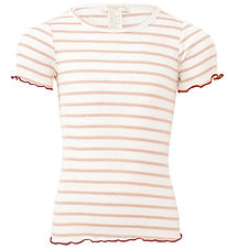 Minimalisma Bluse - Rib - Silke/Bomuld - Blomst - Sweet Stripes/ Minimalisma Bluse - Rib - Silke/Bomuld - Blomst - Sweet Stripes/