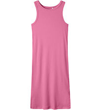 Name It Kjole - NkfHellemie - Rib - Aurora Pink