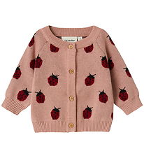 Lil Atelier Cardigan - Strik - NbfLulio - Misty Rose