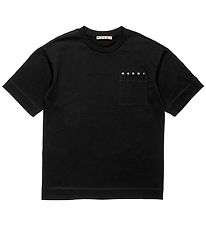 Marni T-shirt - Sort m. Lomme