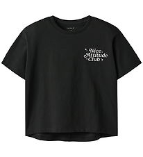 Name It T-shirt - NkfLione - Sort m. Print