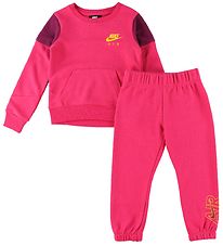Nike Sweatsæt - Air - Pink Rush