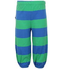 Danefæ Bomuldsbukser - Danekirsten - Spring Green/Royal Blue