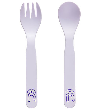 OYOY Børnebestik - Bioplast - 2 Dele - Pullo - Lavender