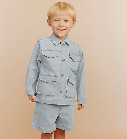 Sofie Schnoor Jakke - Hector - Blue Denim Stripe m. Lyn