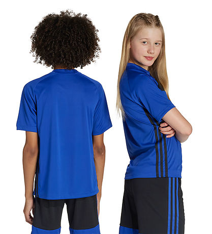 adidas Performance T-shirt - Tiro ES - Selubl/Sort/Creyel