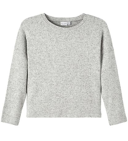 Name It Bluse - Strik - Noos - NkfVicti - Grey Melange