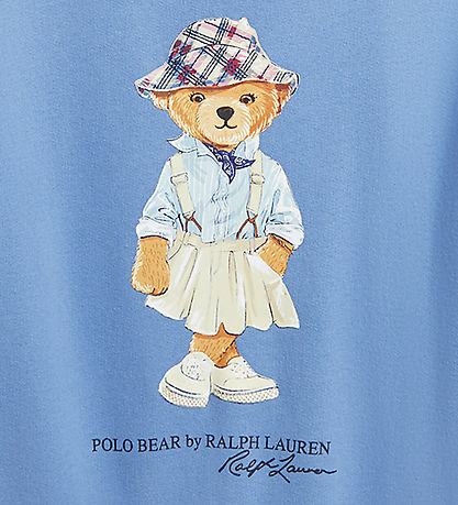 Polo Ralph Lauren Sweatshirt - Cambus Blue m. Bamse